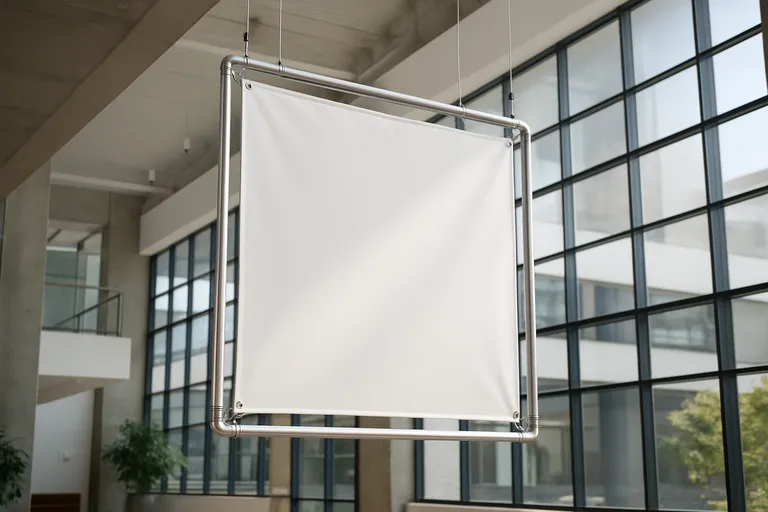 Voordelen van een hangend spandoekframe