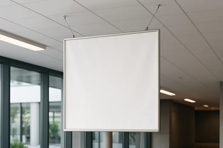 Voordelen van een hangend spandoekframe
